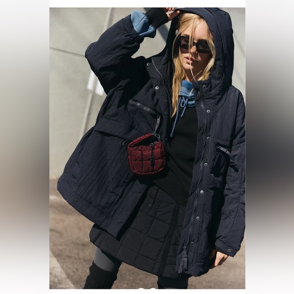 Free People FP Movement  Billie Boxy Lightweight Insulated Jacket XL NWT - Picture 3 of 10